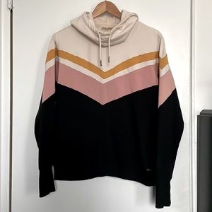 Betsey Johnson Performance Colorblock Hoodie Size M